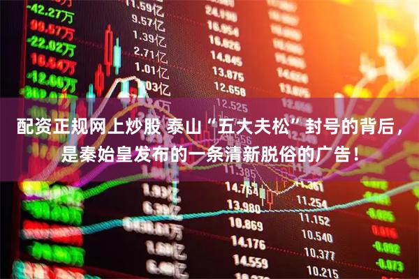 配资正规网上炒股 泰山“五大夫松”封号的背后，是秦始皇发布的一条清新脱俗的广告！